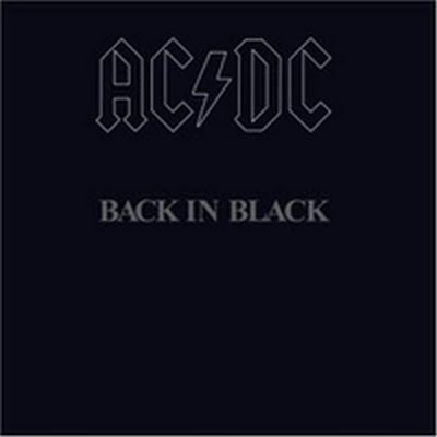 AC DC Back in black cover